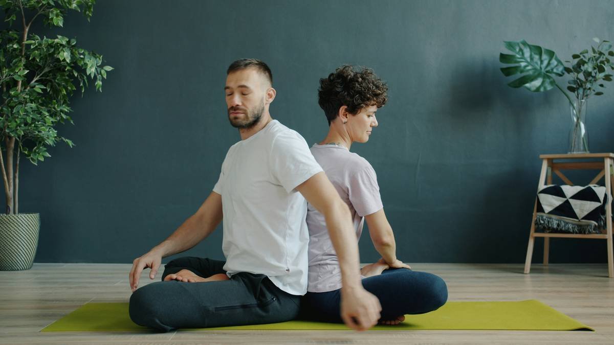 Smiling woman after successful acupuncture treatment